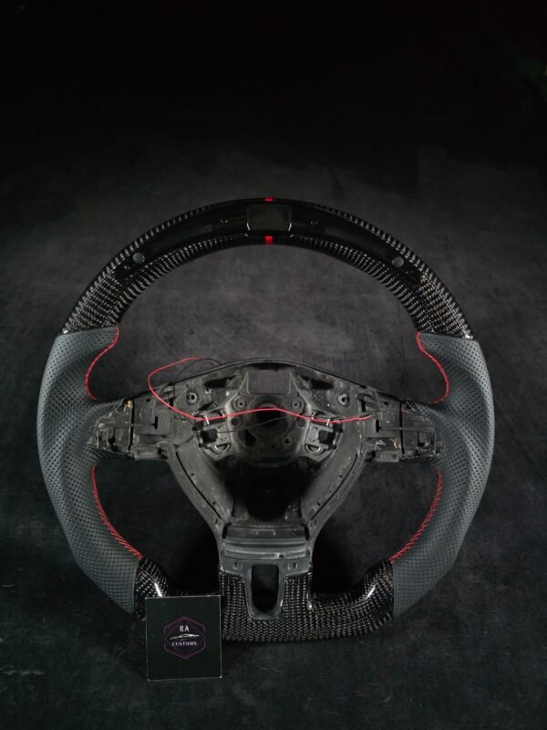 VW Golf MK6 Sirocco Carbon LED Steering Wheel - Image 4