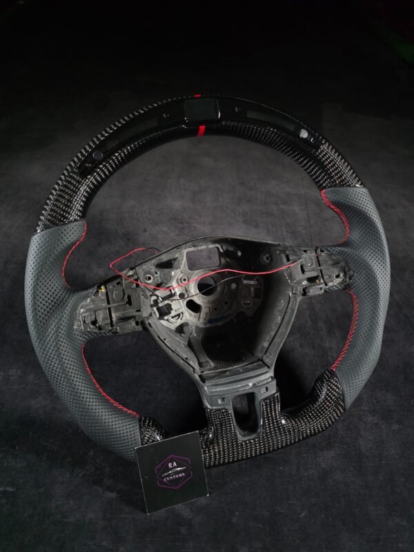 VW Golf MK6 Sirocco Carbon LED Steering Wheel - Image 2