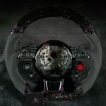 Audi S RS Purple Forged Flakey Steering Wheel