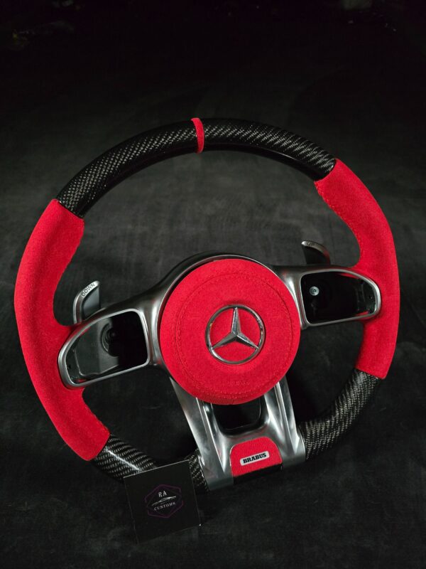 Brabus Red AMG Steering Wheel - Image 4