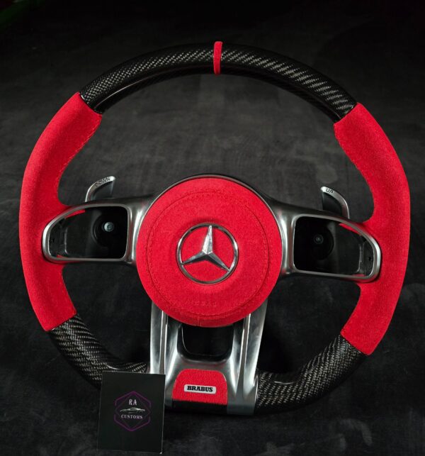 Brabus Red AMG Steering Wheel - Image 2