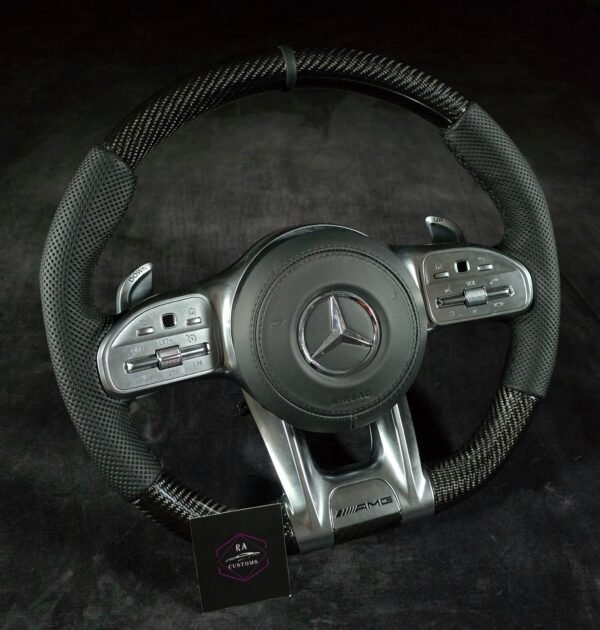 Mercedes AMG Carbon Fibre Steering wheel (Lane Assist) - Image 3