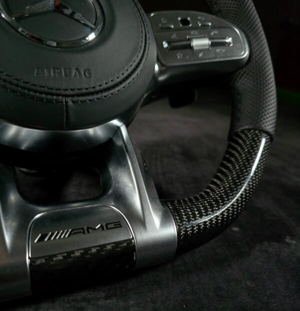 Mercedes AMG Carbon Fibre Steering wheel (Lane Assist) - Image 4