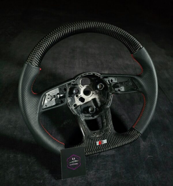 Audi S3 8V S4 S5 B9 Carbon Steering Wheel - Image 5