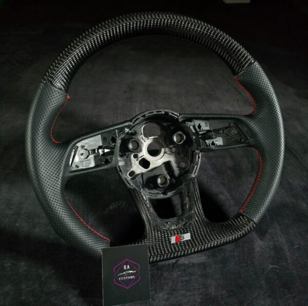 Audi S3 8V S4 S5 B9 Carbon Steering Wheel - Image 4