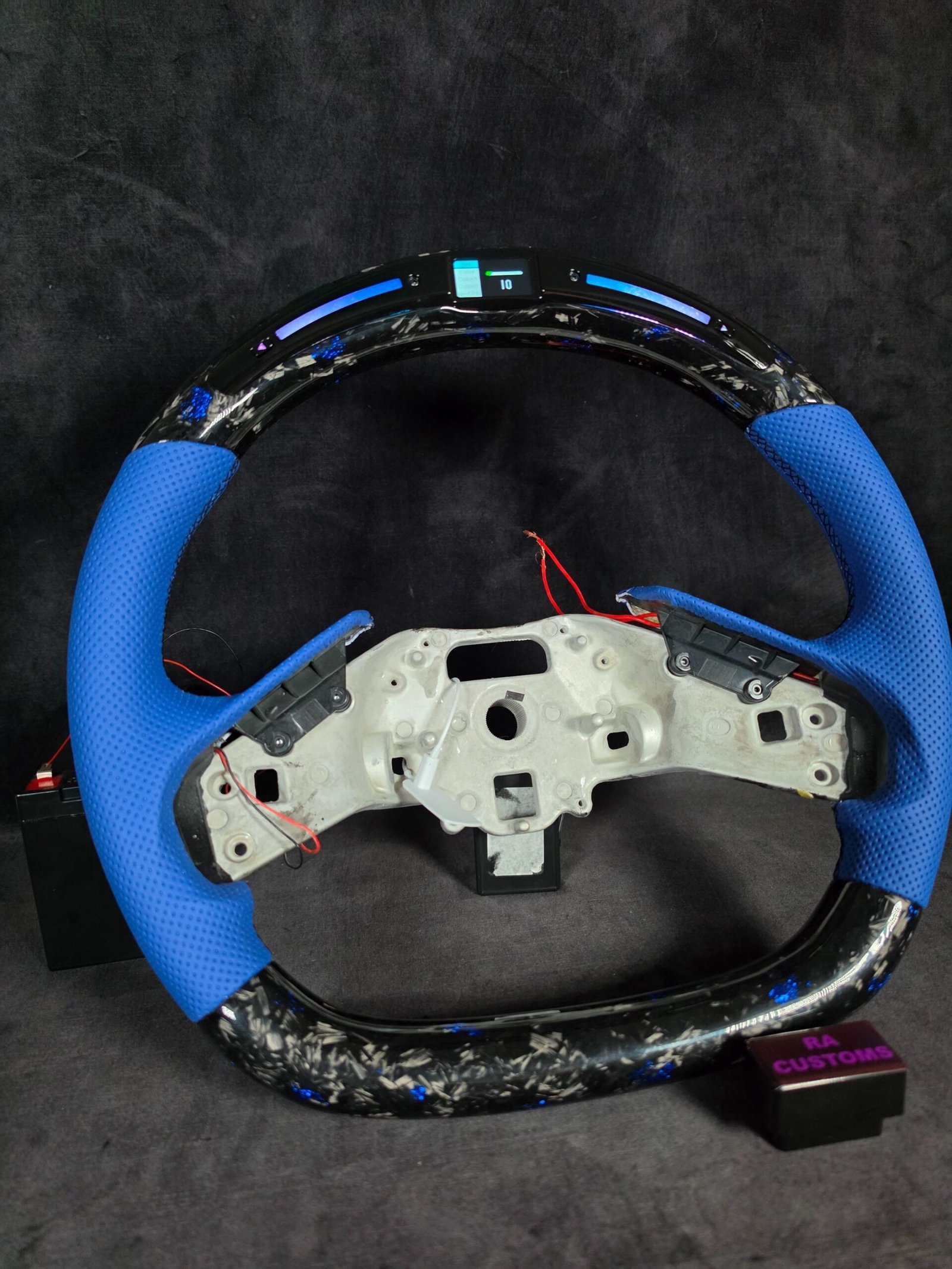 Corvette C8 Forged Carbon LED Steering Wheel - Image 2