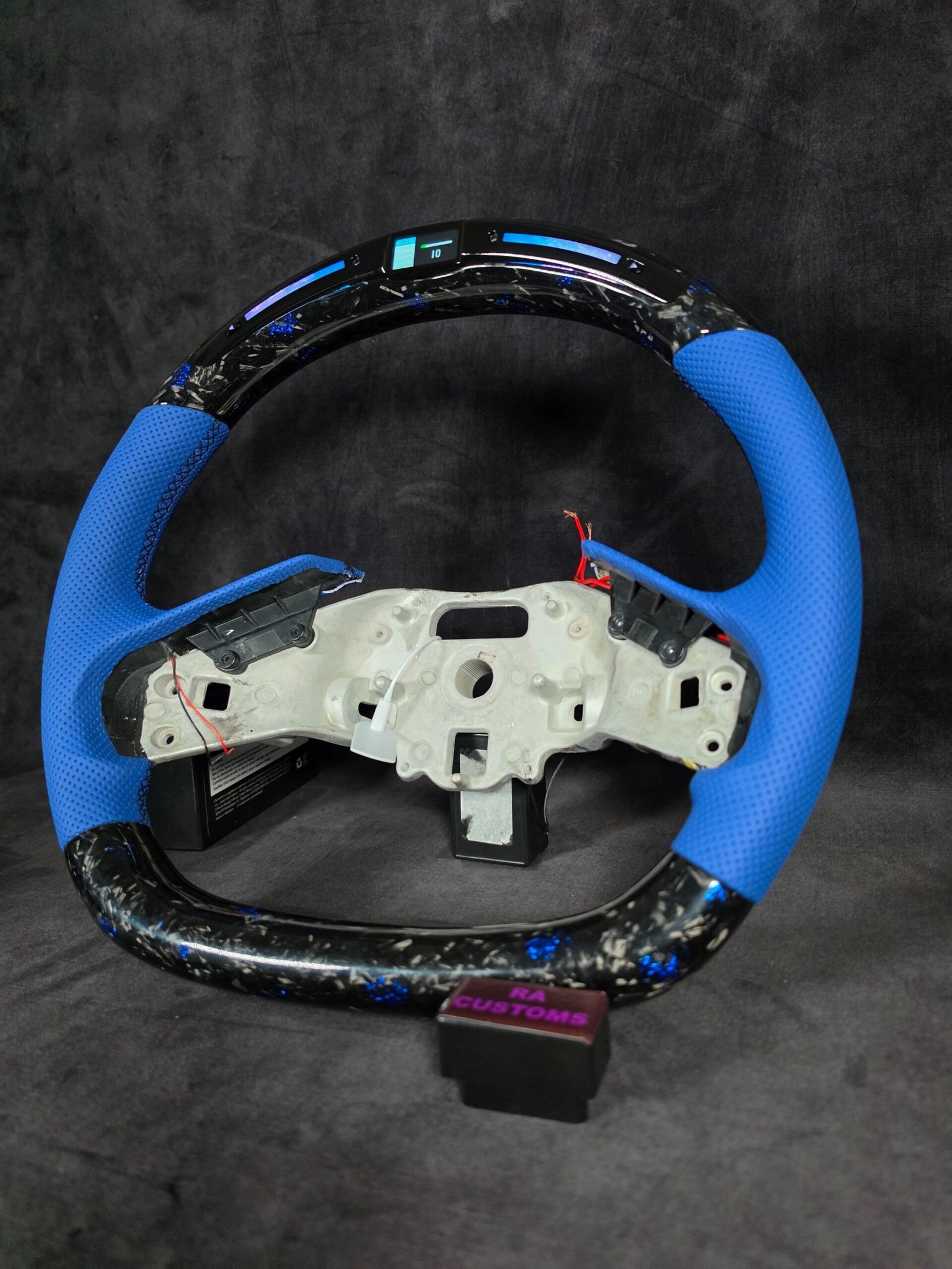 Corvette C8 Forged Carbon LED Steering Wheel - Image 5