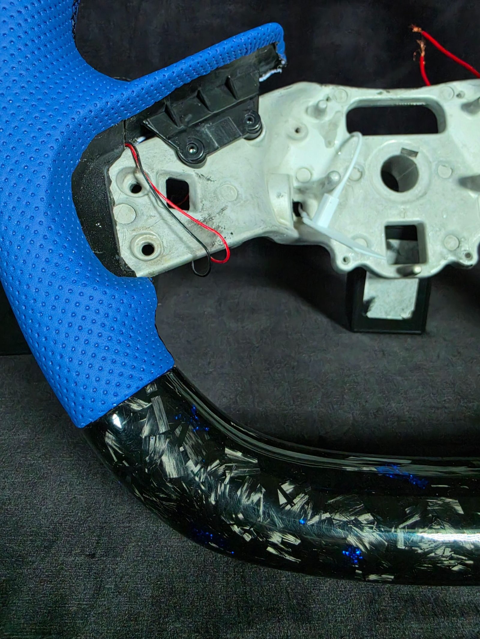 Corvette C8 Forged Carbon LED Steering Wheel - Image 6