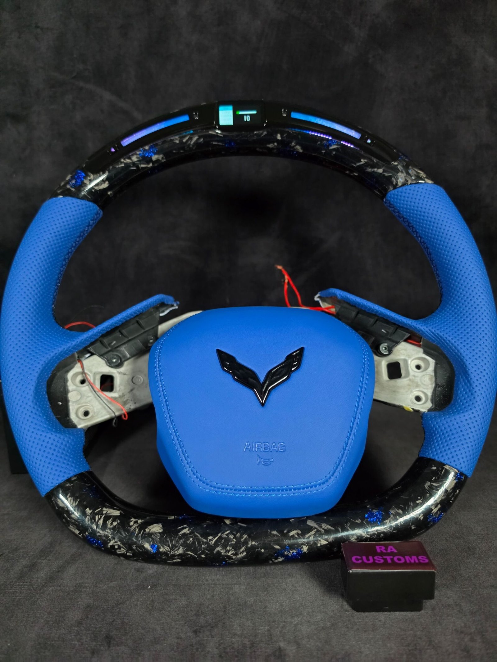Corvette C8 Forged Carbon LED Steering Wheel