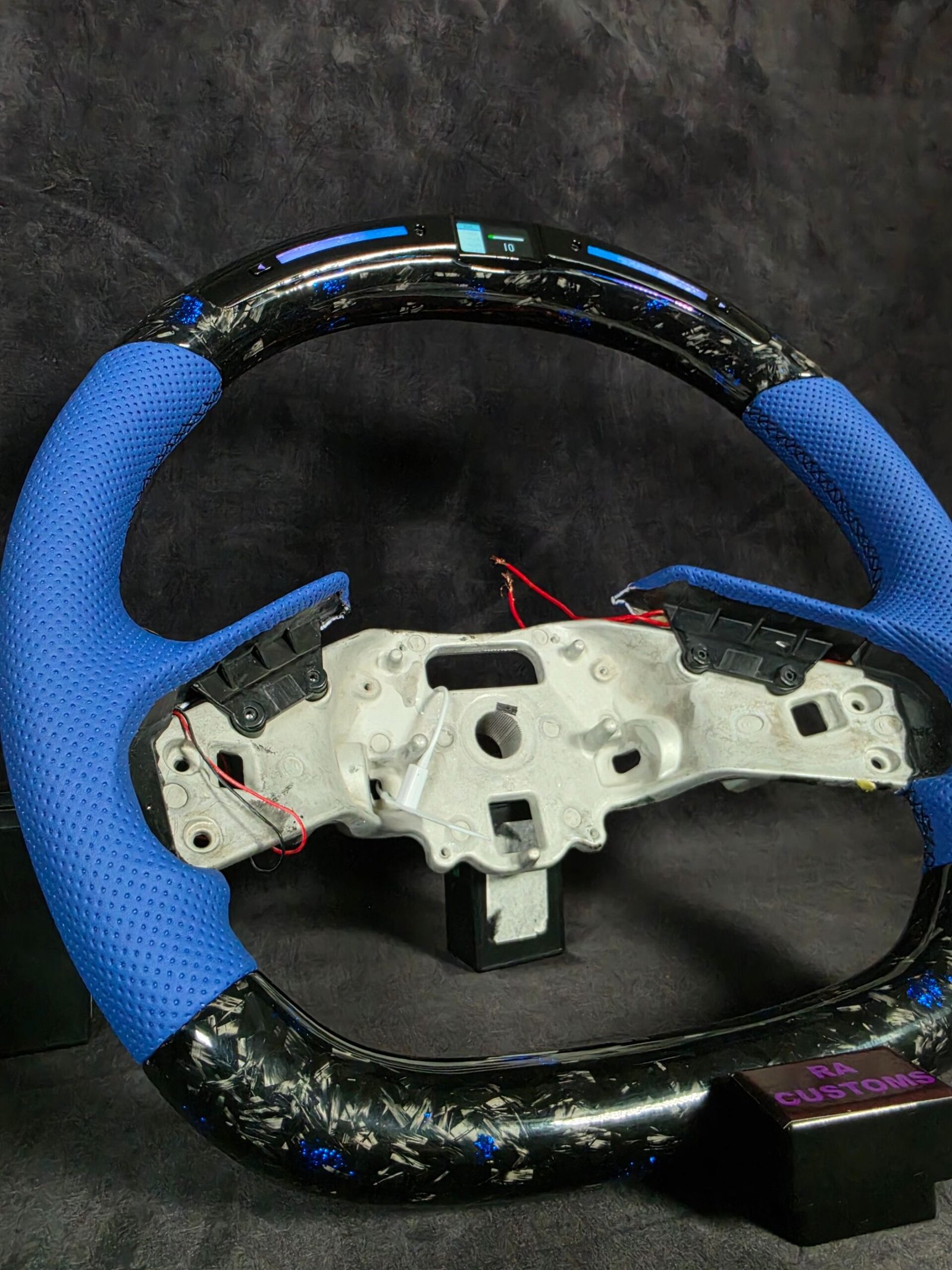 Corvette C8 Forged Carbon LED Steering Wheel - Image 8